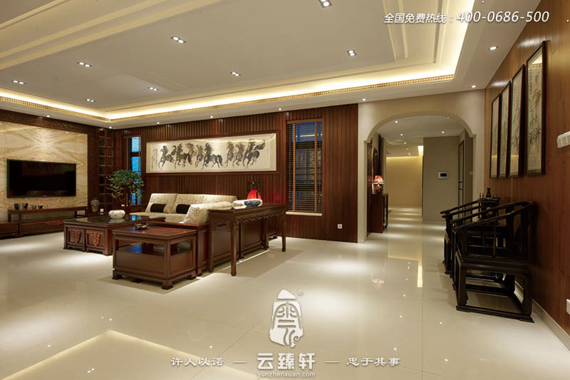 現(xiàn)代中式風(fēng)格客廳裝修效果圖