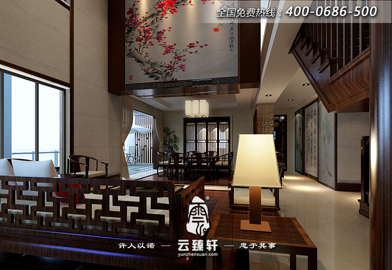 將餐廳置于與會(huì)客廳并排,通透處理
