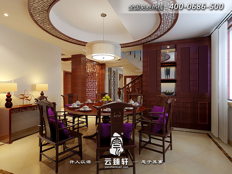 中式餐廳設(shè)計(jì)效果