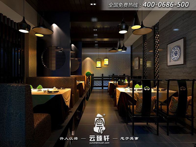 海鮮養(yǎng)生館的就餐區(qū)設(shè)計效果圖""