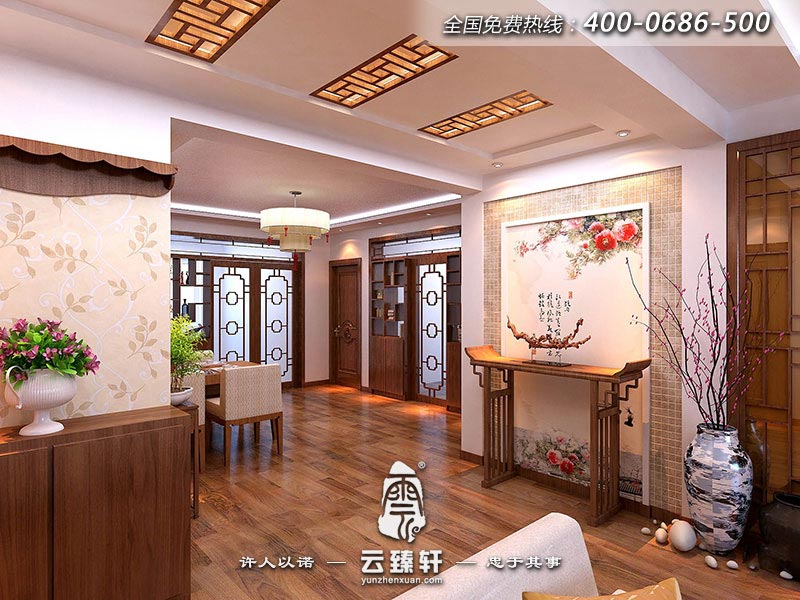 三室兩廳簡(jiǎn)約中式風(fēng)格空間裝修效果圖