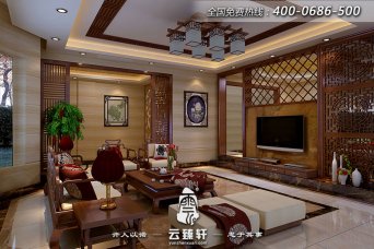 客廳中式裝修墻面顏色選擇技巧