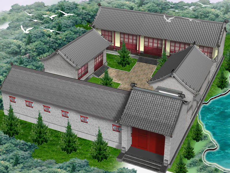 農(nóng)村四合院設(shè)計(jì)效果圖