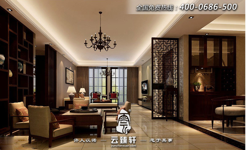 樓房客廳中式裝修風(fēng)水