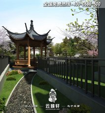 中式庭院玄關，中式后院裝修設計元素
