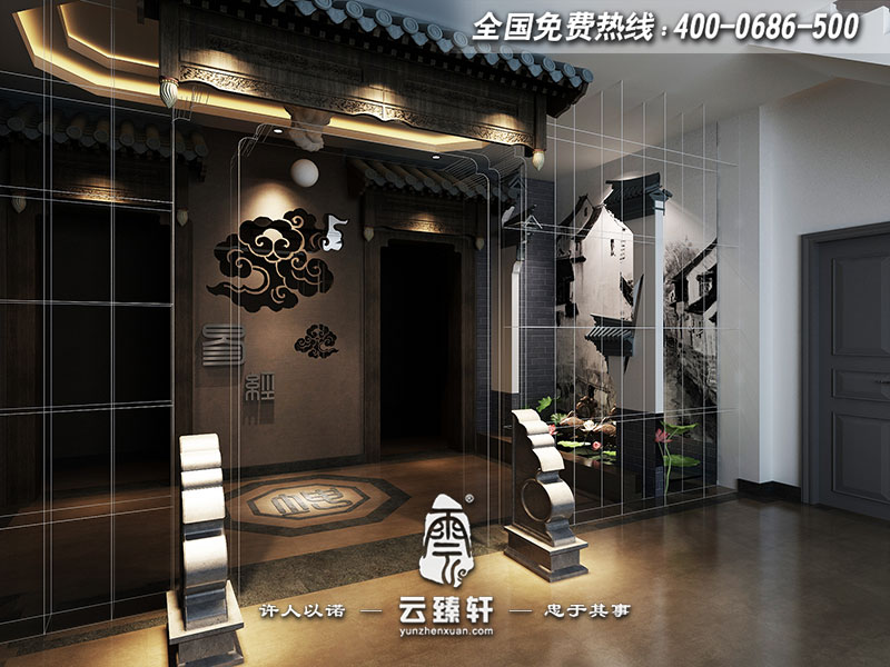 道觀玄關(guān)設(shè)計(jì)效果圖